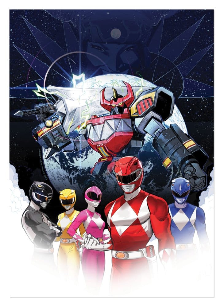 Power Rangers Litografia Limited Edition 42 x 30 cm Frikytopia