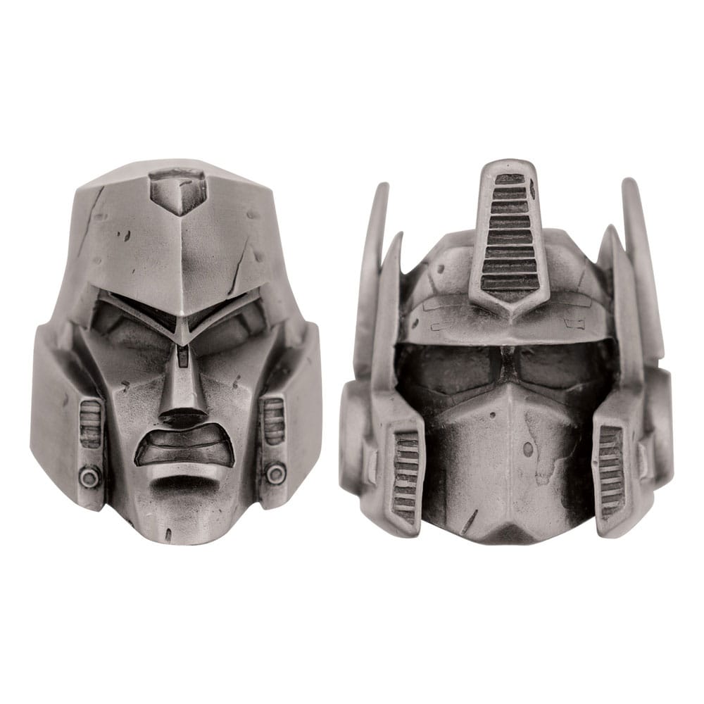 Transformers Réplica Set of 2 Helmets Optimus Prime & Megatron Limited Edition Frikytopia