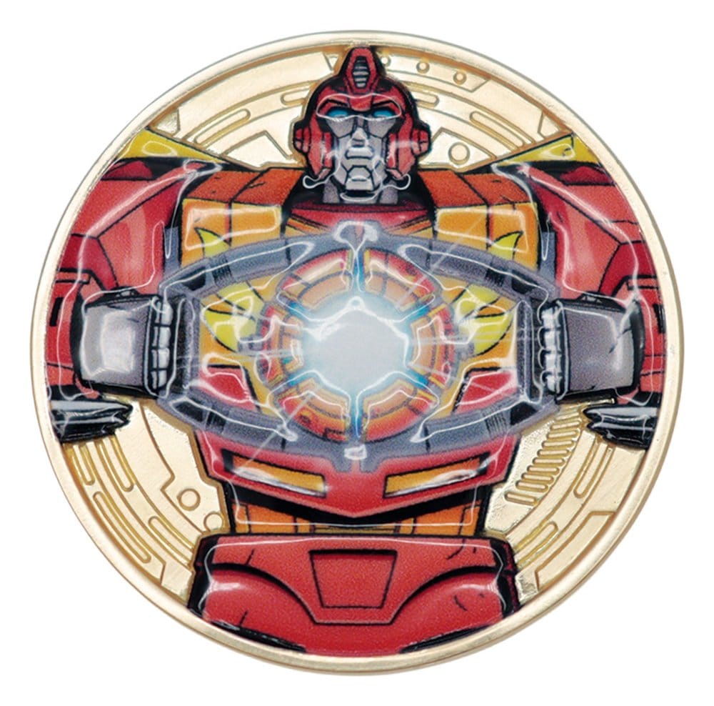Transformers Moneda The Movie 40th Anniversary Limited Edition 24k Gold Plated Frikytopia