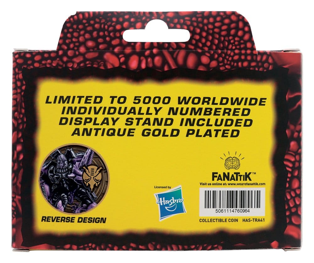 Transformers Moneda Beast Wars 30th Anniversary Limited Edition