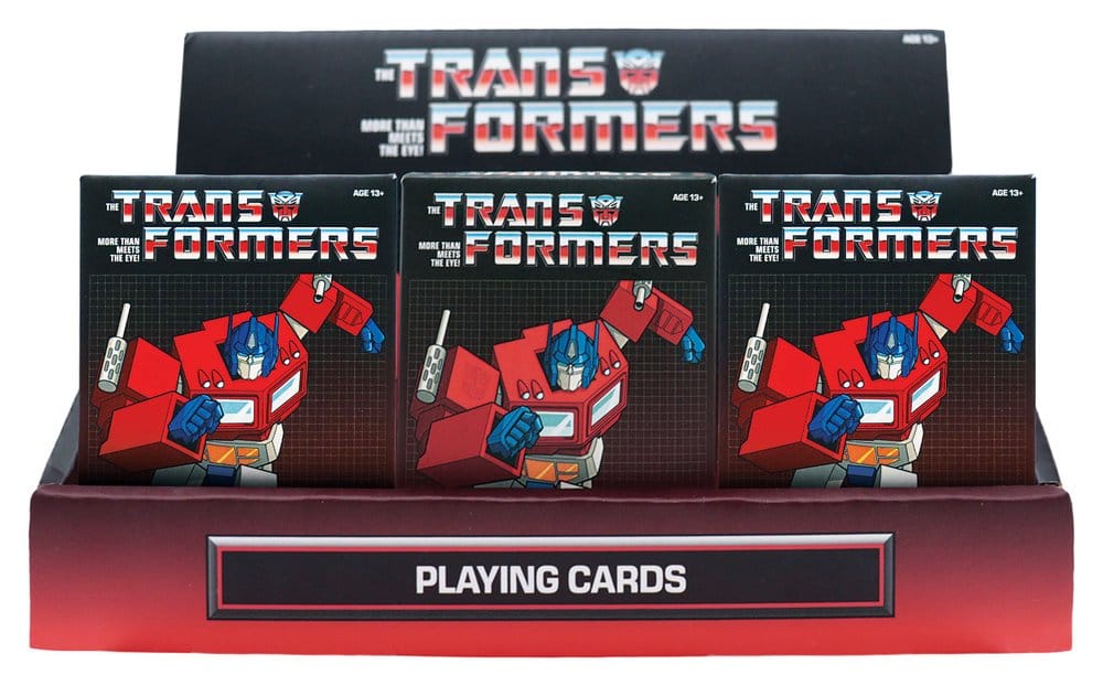 Transformers Cartas de Juego Expositor (12)