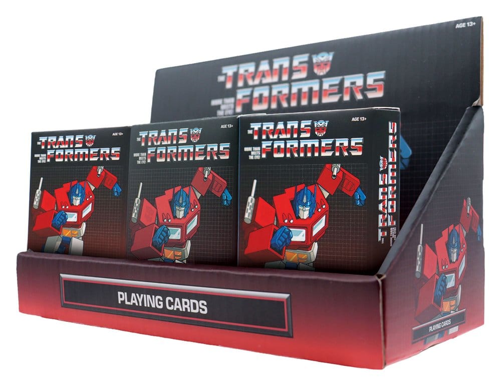 Transformers Cartas de Juego Expositor (12)