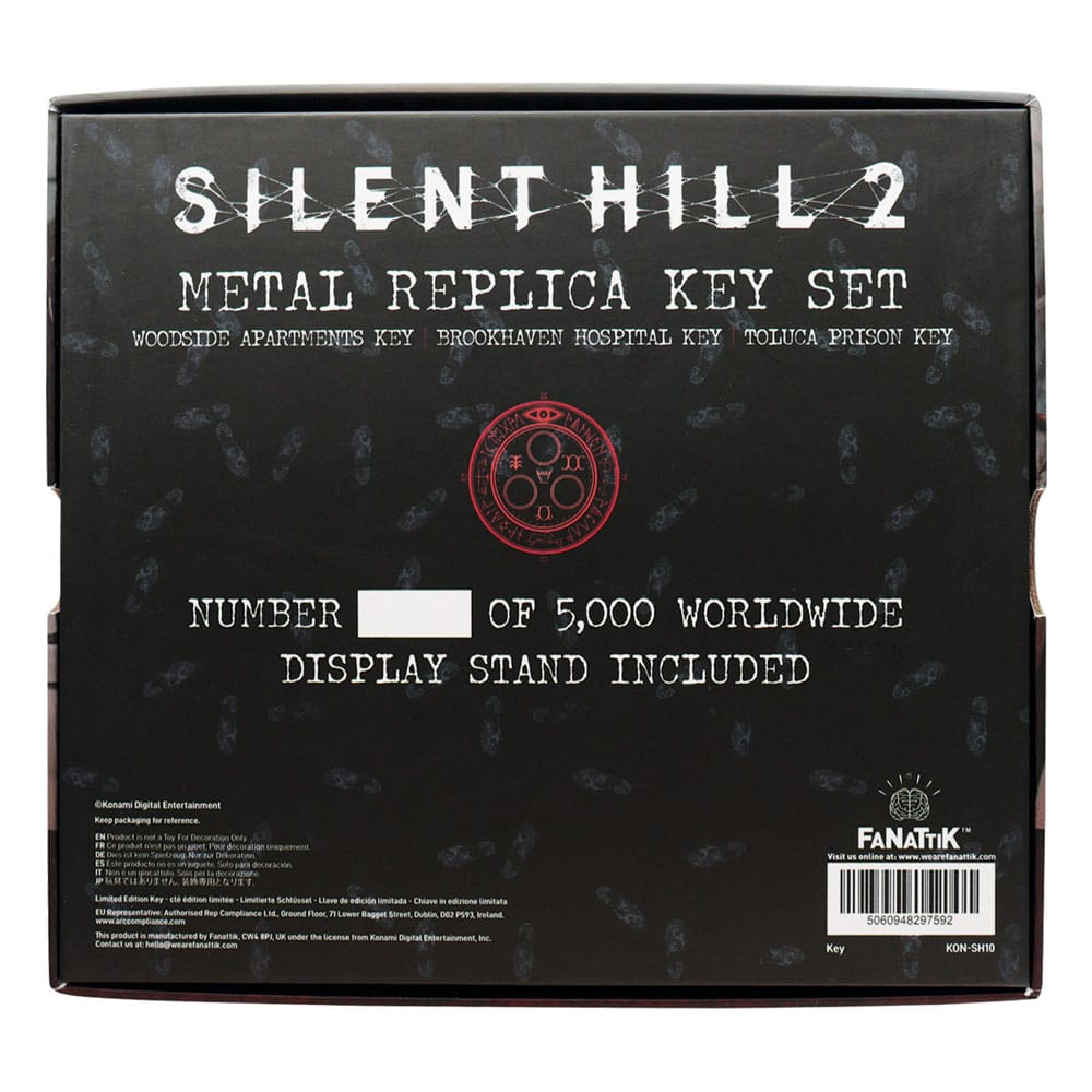 Silent Hill 2 set de 3 Réplicas Keys
