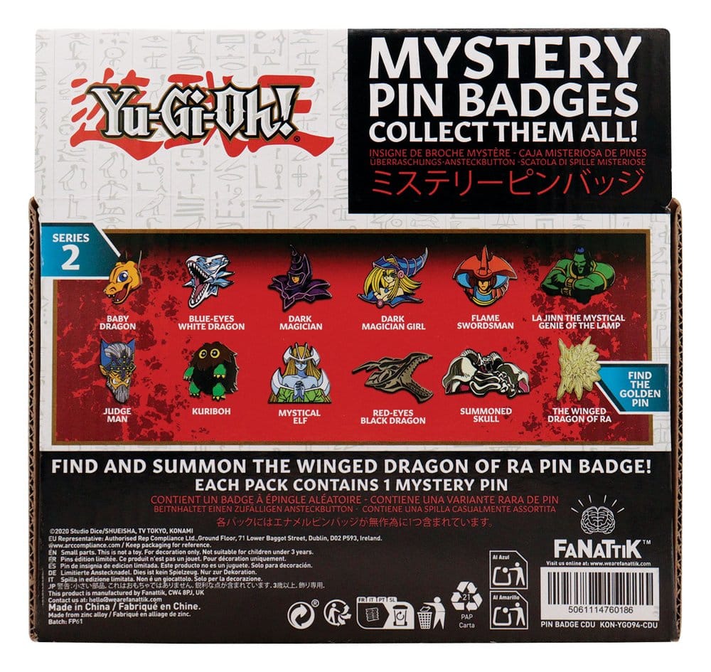 Yu-Gi-Oh! Mystery Chapas Volume 2 Caixas Surpresa Expositor (12)