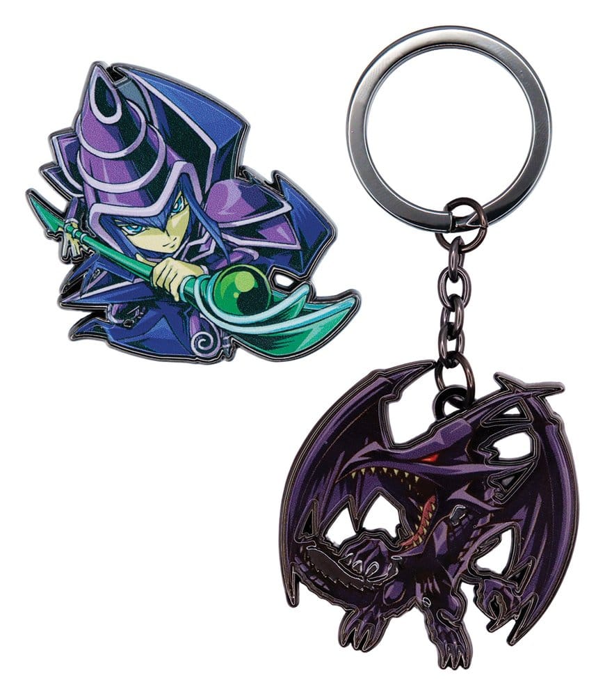 Yu-Gi-Oh! Set de Chapa e Porta-chaves Frikytopia