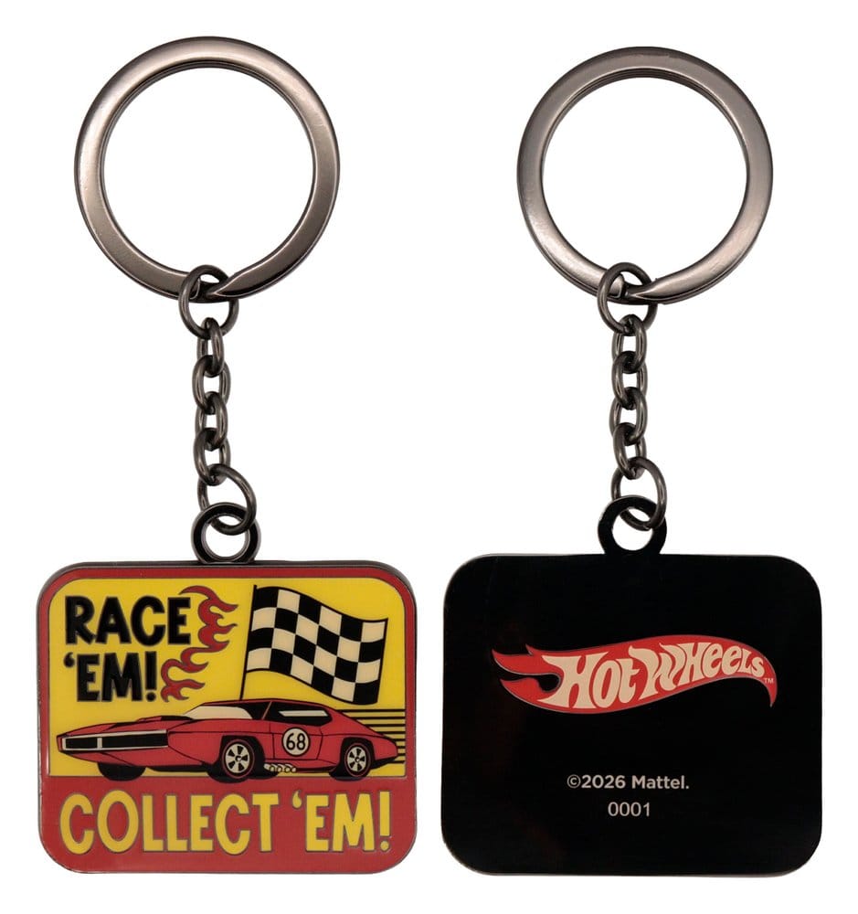 Hot Wheels Porta-chaves Race 'Em Collect 'Em Edição Limitada