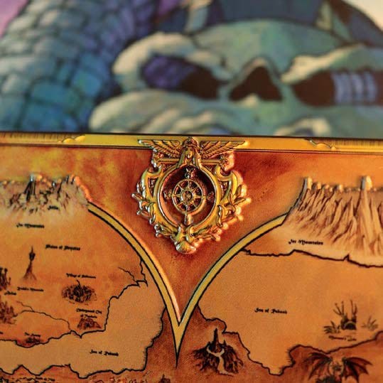 Masters of the Universe Réplica Metal Map of Eternia Limited Edition 10 x 15 cm