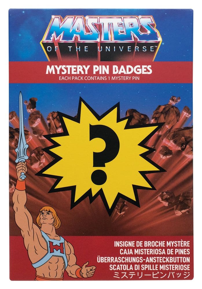 Masters of the Universe Mystery Chapas Caixas Surpresas Expositor (12)