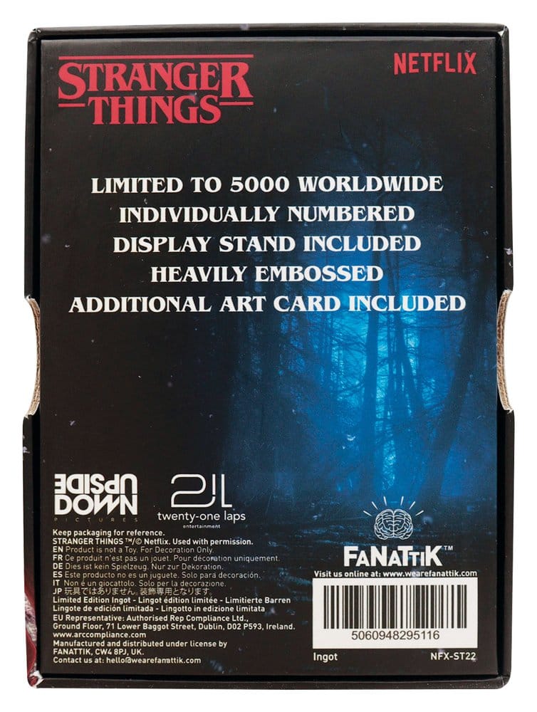 Stranger Things 5 Lingote Vecna Lives Limited Edition