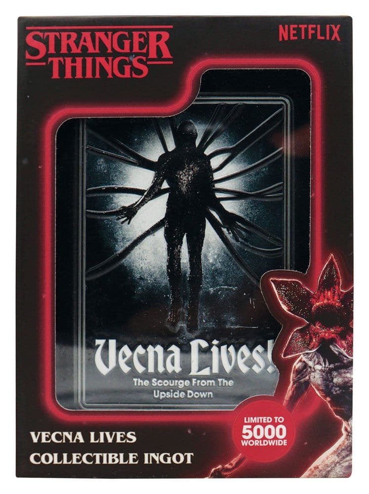 Stranger Things 5 Lingote Vecna Lives Limited Edition