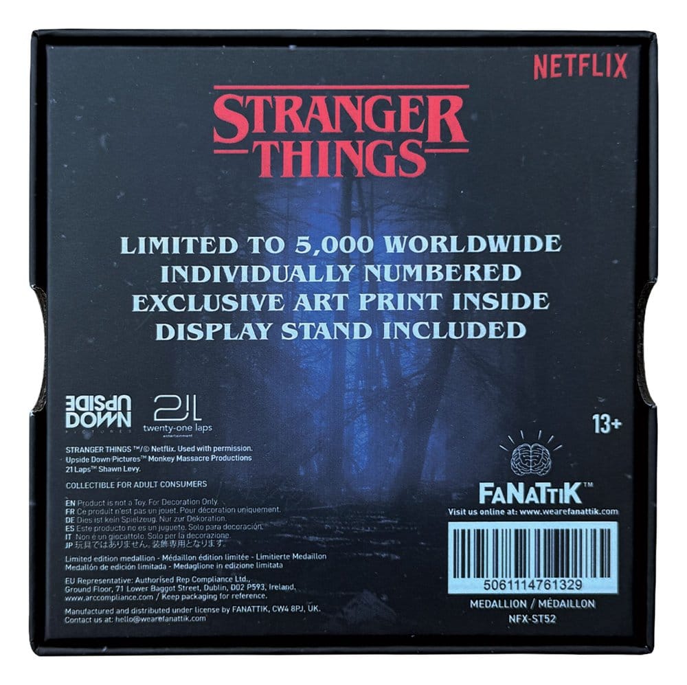 Stranger Things Medallón Eleven & Mind Flayer Limited Edition
