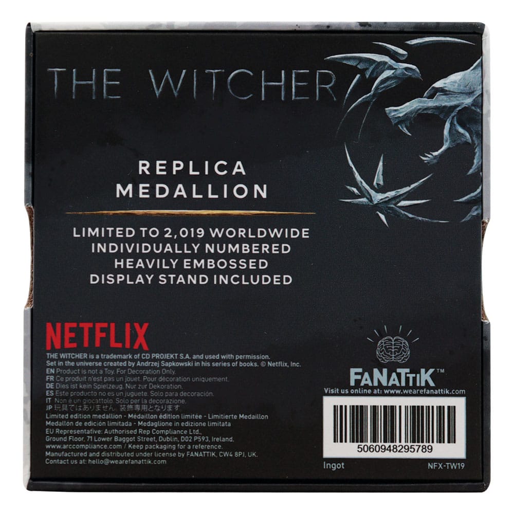 The Witcher Réplica 1/1 Collar Geralt´s Medallion