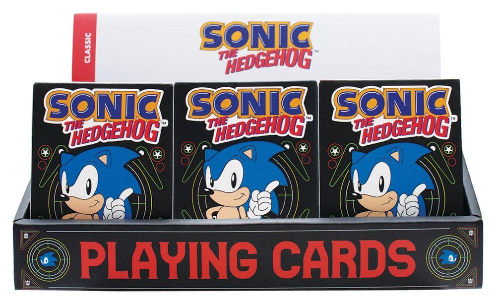 Sonic the Hedgehog Juego de Cartas Expositor (12 Paquetes)
