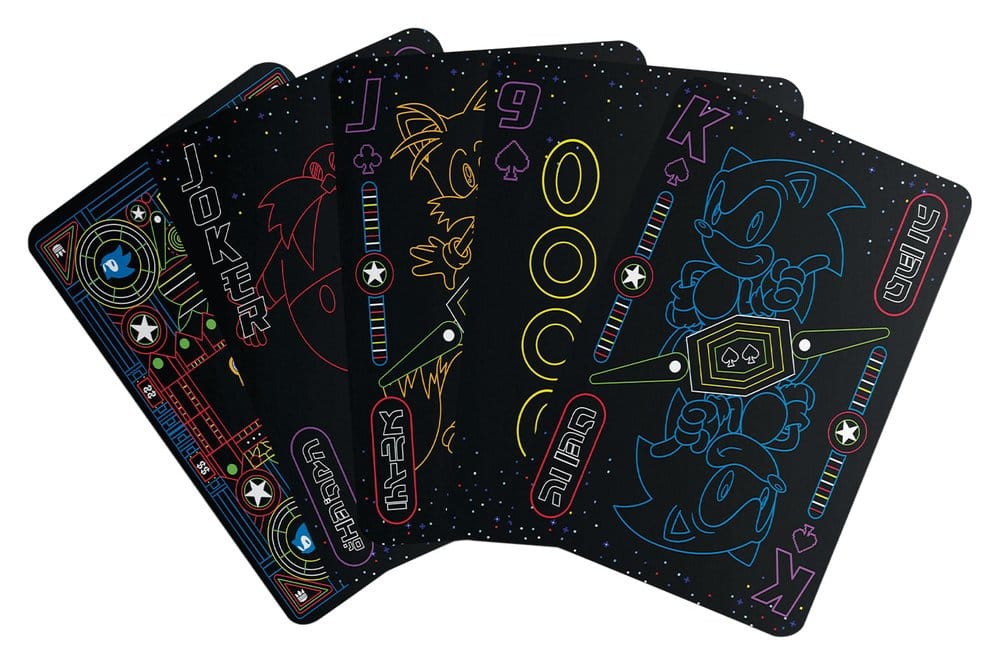 Sonic the Hedgehog Juego de Cartas Expositor (12 Paquetes)