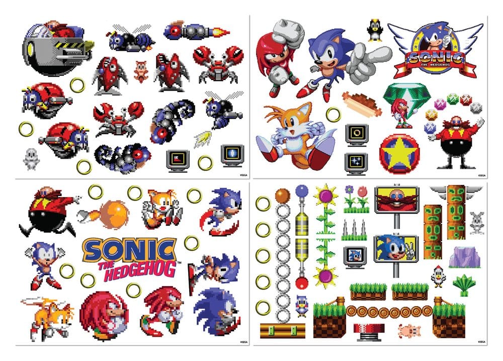 Sonic - The Hedgehog Pegatina Tech Frikytopia