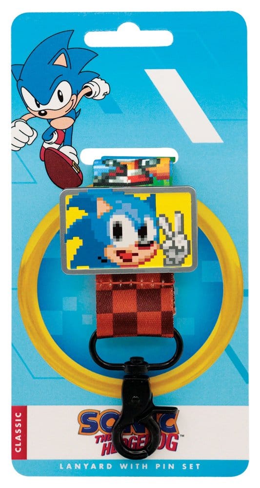 Sonic The Hedgehog Llavero & Chapa Set Frikytopia