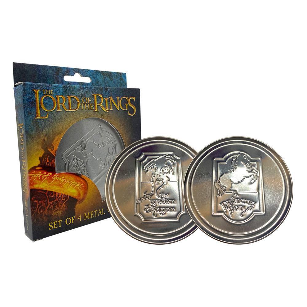 El Señor de los Anillos Pack de 4 Posavasos Green Dragon Frikytopia