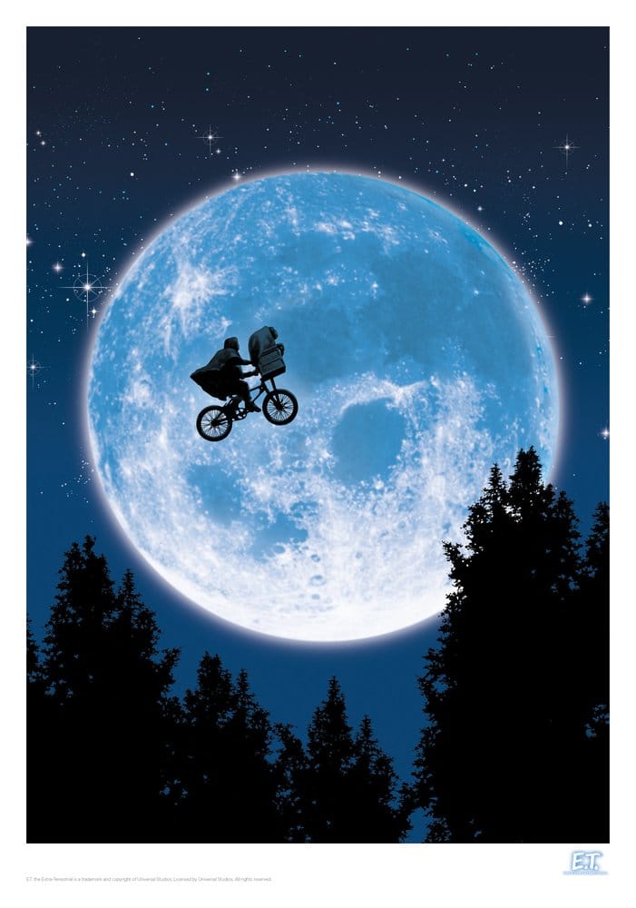 E.T., o Extraterrestre Litografia Ver. A Limited Edition 30 x 47 cm