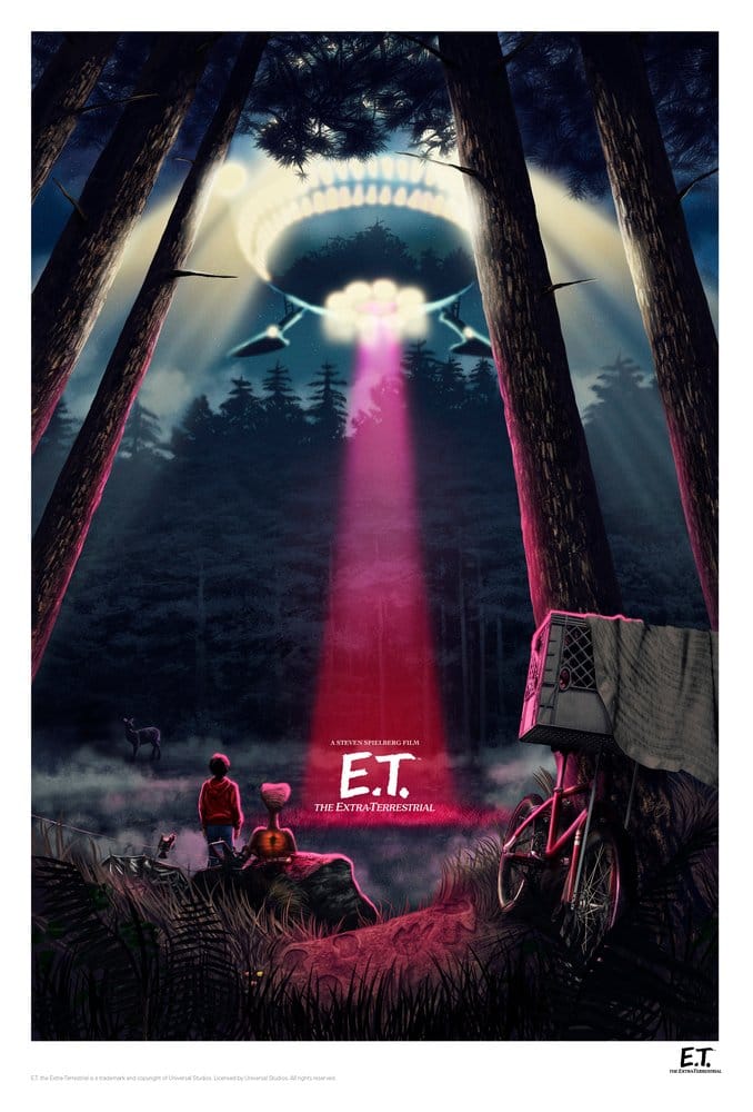 E.T., o Extraterrestre Litografia Ver. B Limited Edition 30 x 47 cm