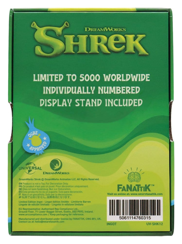 Shrek Lingote Stained Glass-Style Limited Edition
