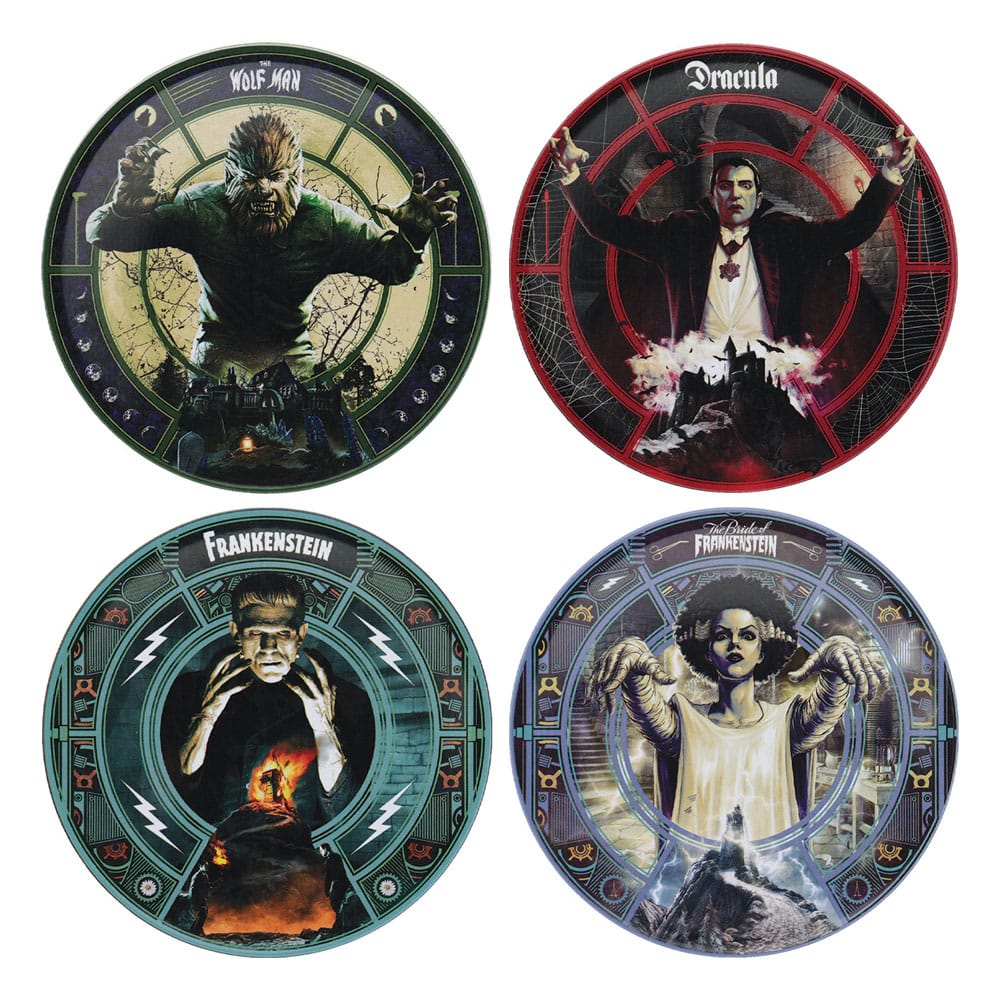 Universal Monsters Pack de 4 Posavasos Frikytopia