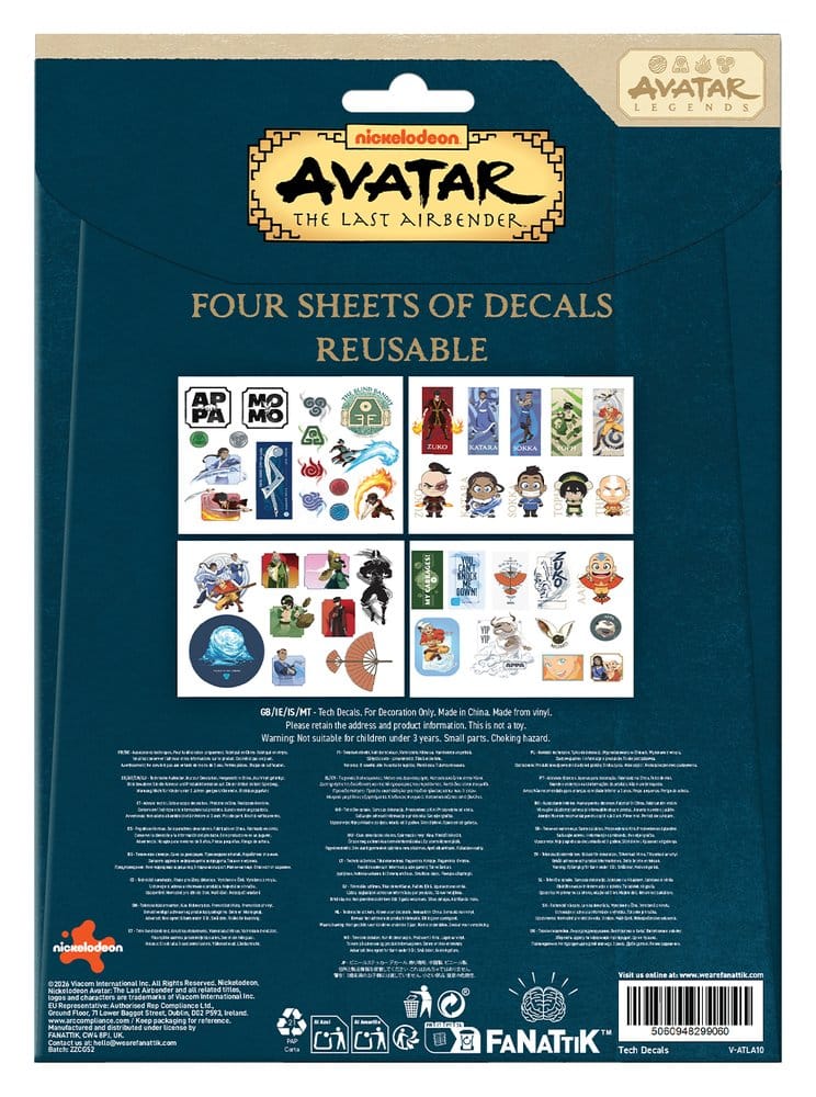 Avatar: la leyenda de Aang Pegatina Tech