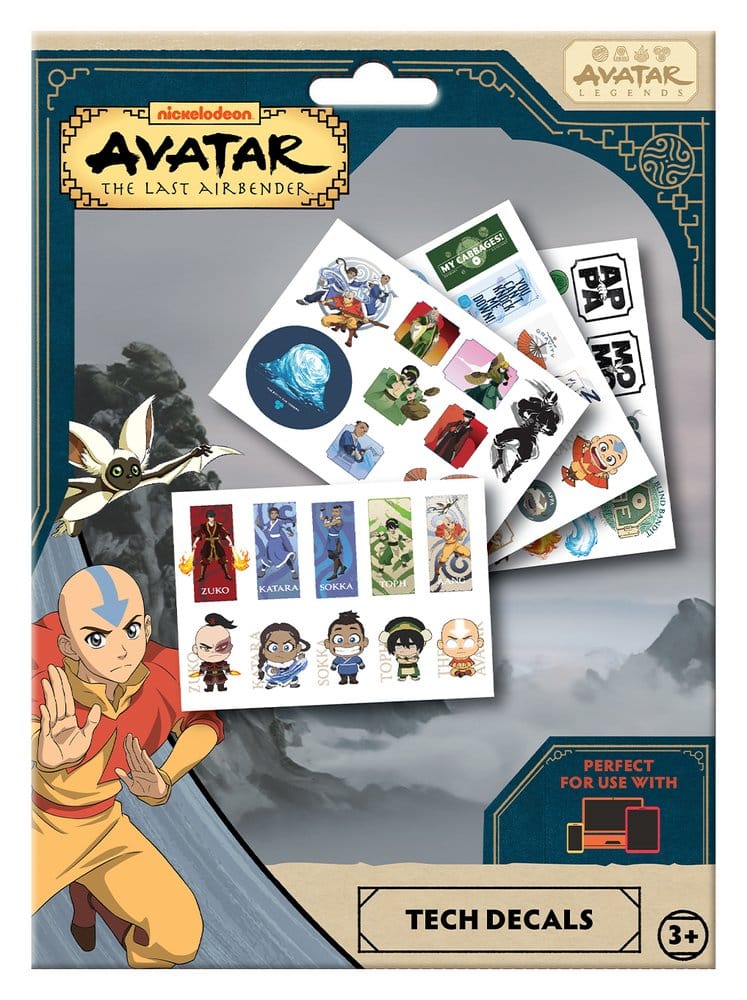 Avatar: la leyenda de Aang Pegatina Tech