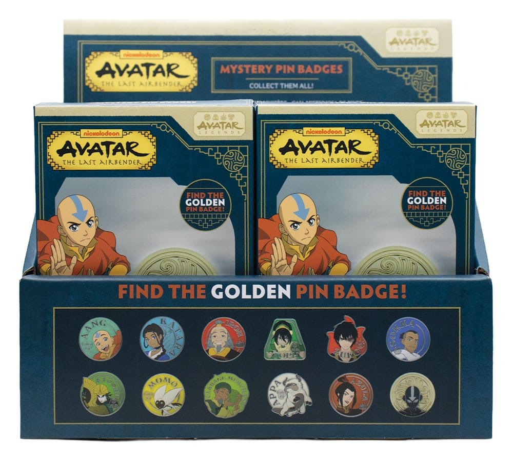 Avatar: La leyenda de Aang Chapas Misteriosa Expositor Caja Ciega (12) Frikytopia