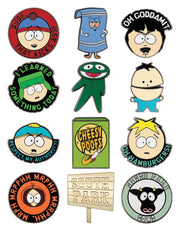 South Park Mystery Badges Display (12)