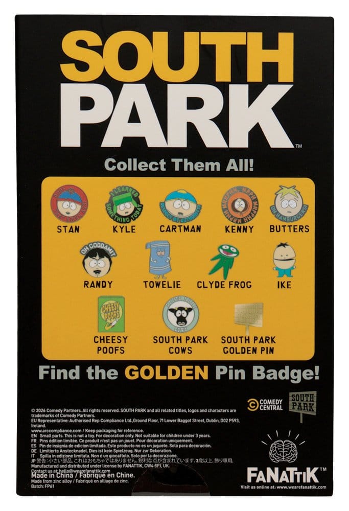 South Park Mystery Badges Display (12)