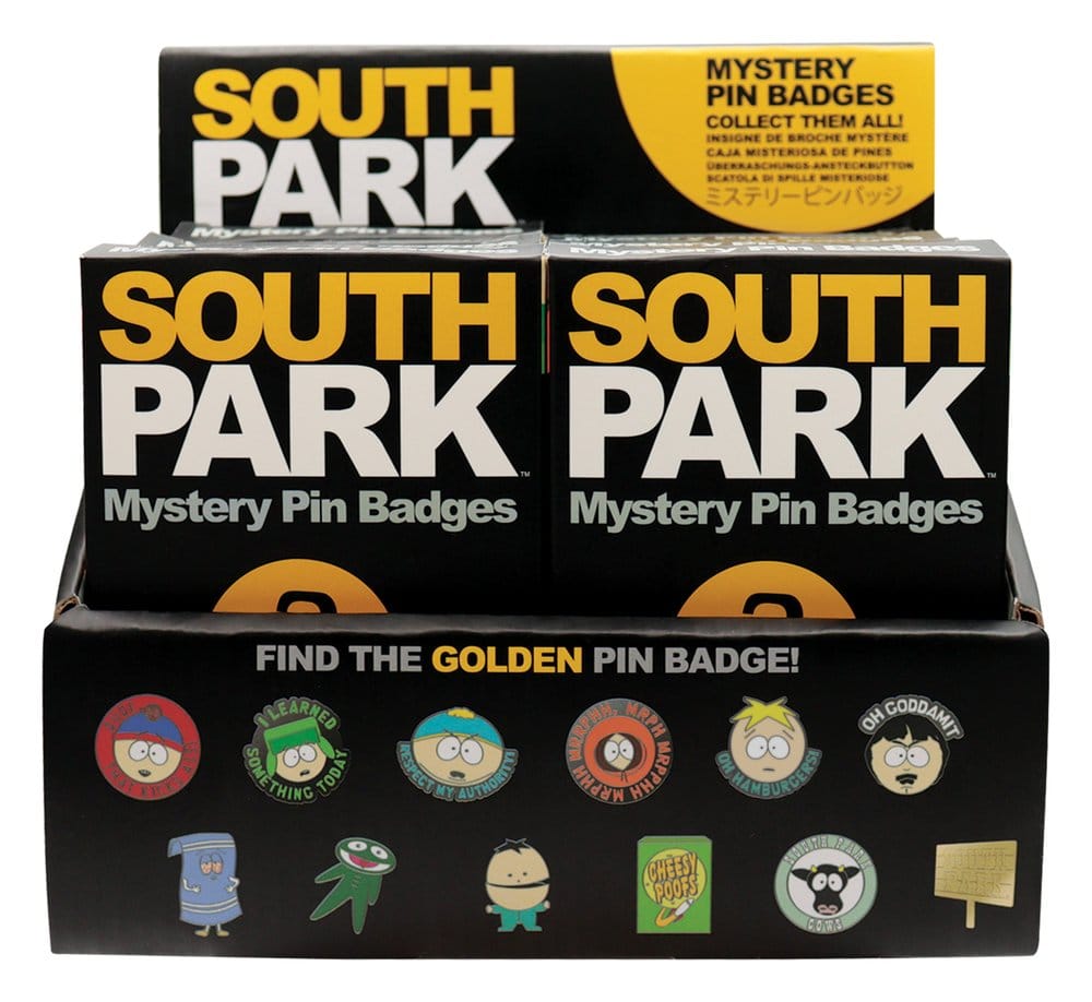 South Park Mystery Badges Display (12)