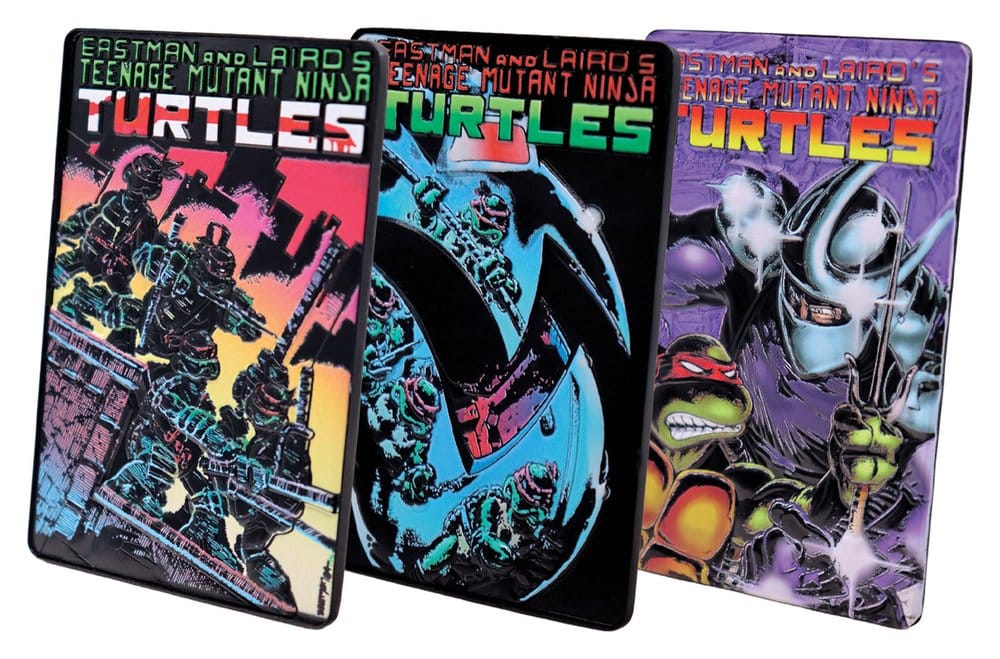 Tortugas Ninja Lingote Set of Three Comic Book Cover Ingots Limited Edition