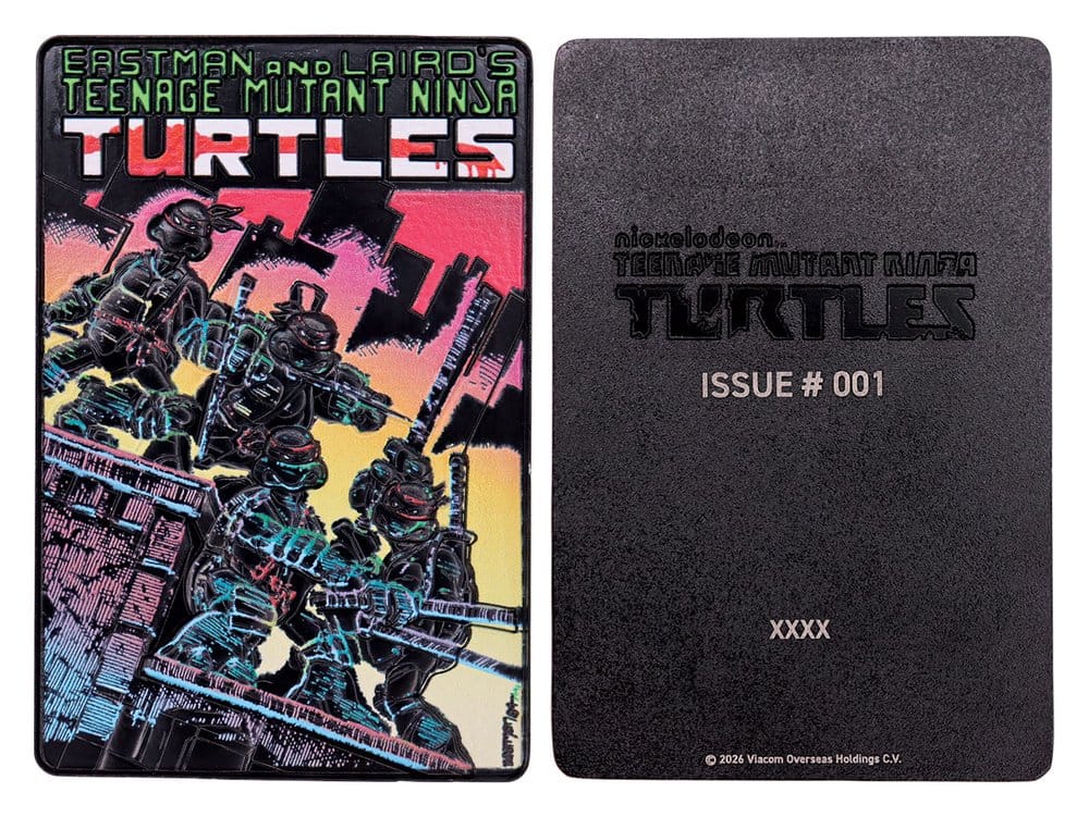 Tortugas Ninja Lingote Set of Three Comic Book Cover Ingots Limited Edition