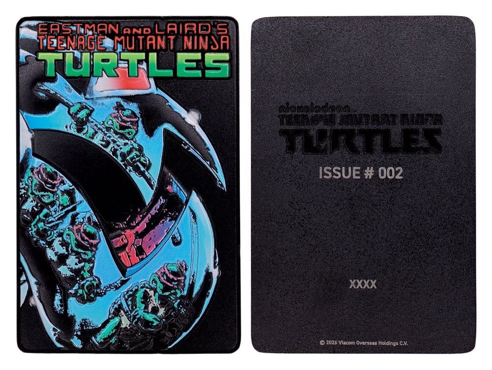 Tortugas Ninja Lingote Set of Three Comic Book Cover Ingots Limited Edition