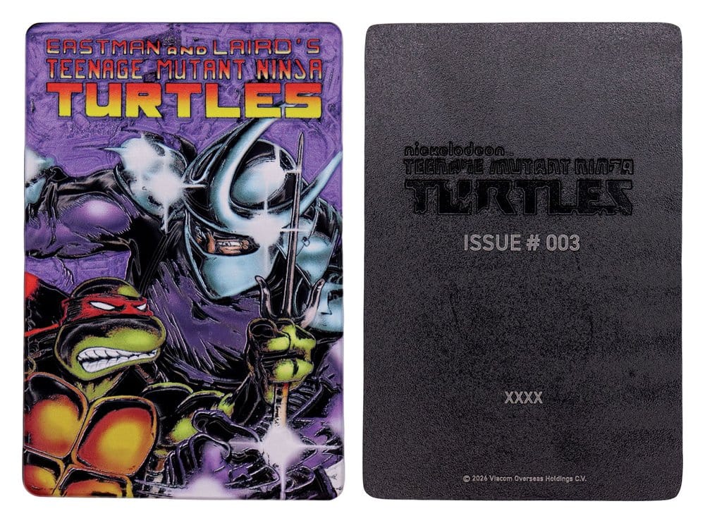 Tortugas Ninja Lingote Set of Three Comic Book Cover Ingots Limited Edition