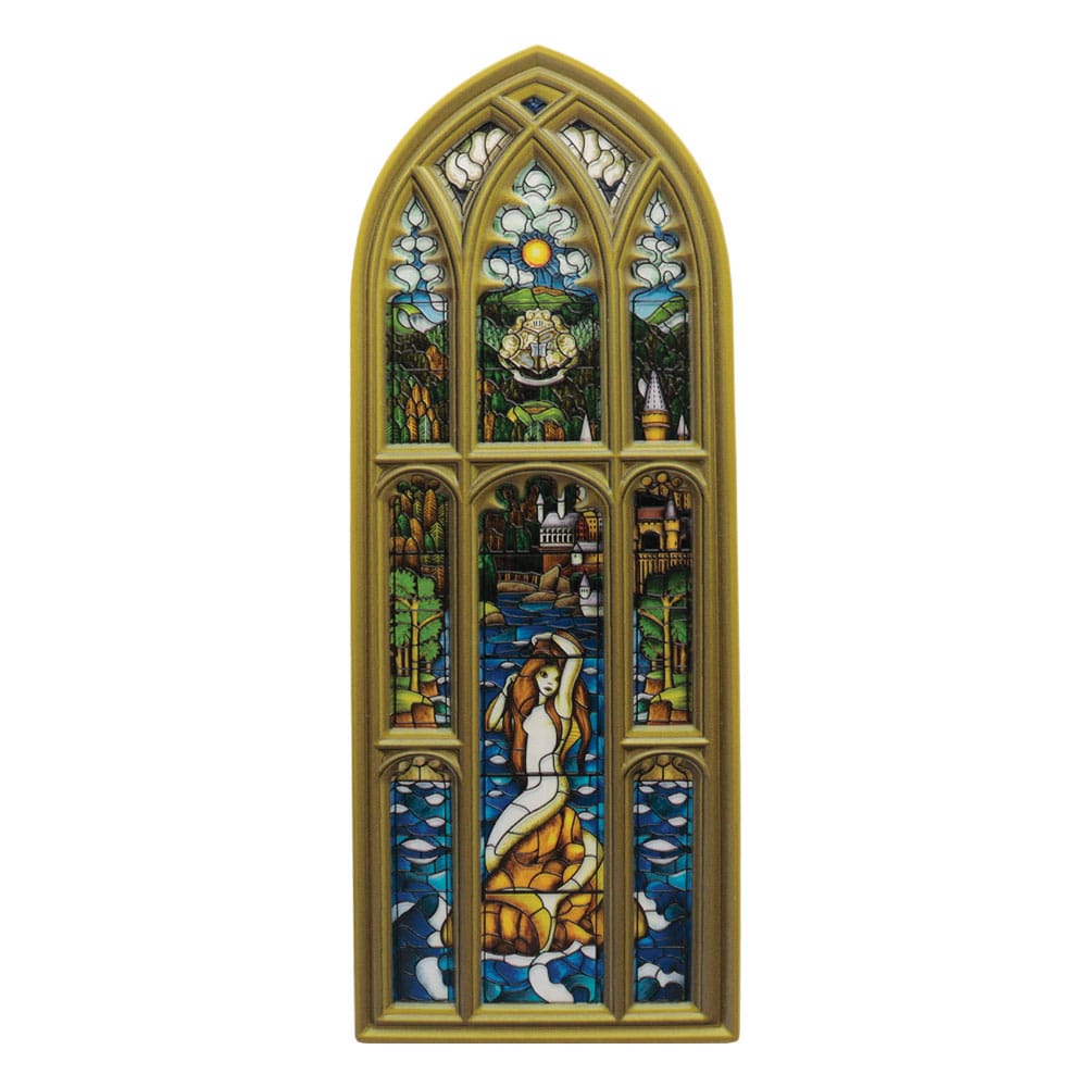 Harry Potter Placa de resina Mermaid Stained Glass Window