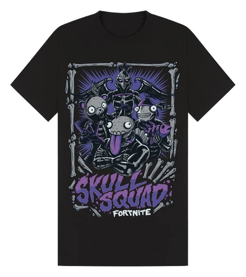 Fortnite T-shirt Skull Squad Tamanho M