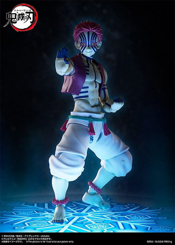 Demon Slayer: Kimetsu no Yaiba Figura Figma Akaza 15 cm