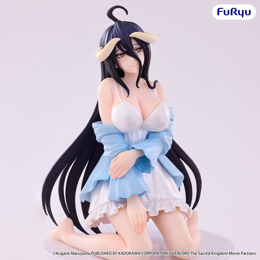 Overlord Figura PVC Noodle Stopper Albedo Loungewear Pearl White Ver. 12 cm
