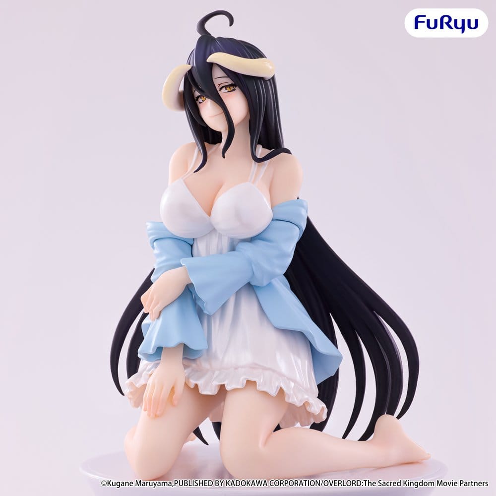 Overlord Figura PVC Noodle Stopper Albedo Loungewear Pearl White Ver. 12 cm