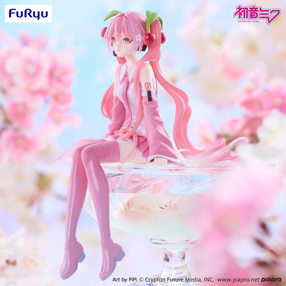 Hatsune Miku Figura PVC Noodle Stopper Sakura Miku 2026 Smile Ver. 14 cm