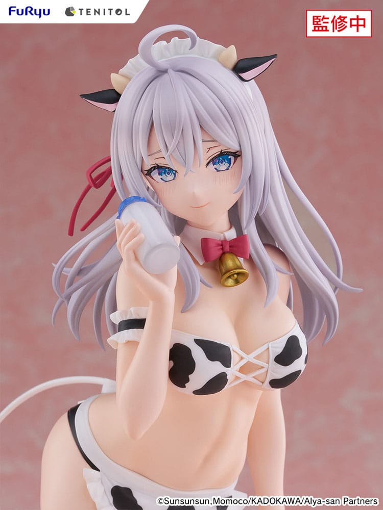 Alya Sometimes Hides Her Feelings in Russian Estatua PVC Tenitol Tall Alya Cow Costume Ver. 29 cm