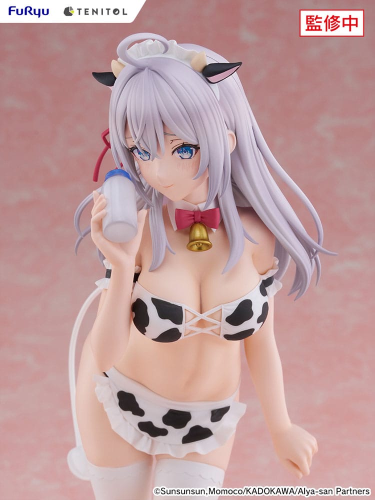 Alya Sometimes Hides Her Feelings in Russian Estatua PVC Tenitol Tall Alya Cow Costume Ver. 29 cm