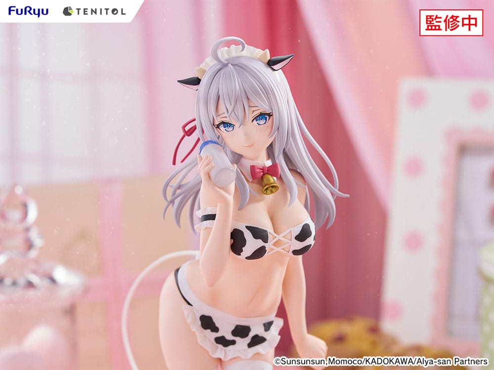 Alya Sometimes Hides Her Feelings in Russian Estatua PVC Tenitol Tall Alya Cow Costume Ver. 29 cm