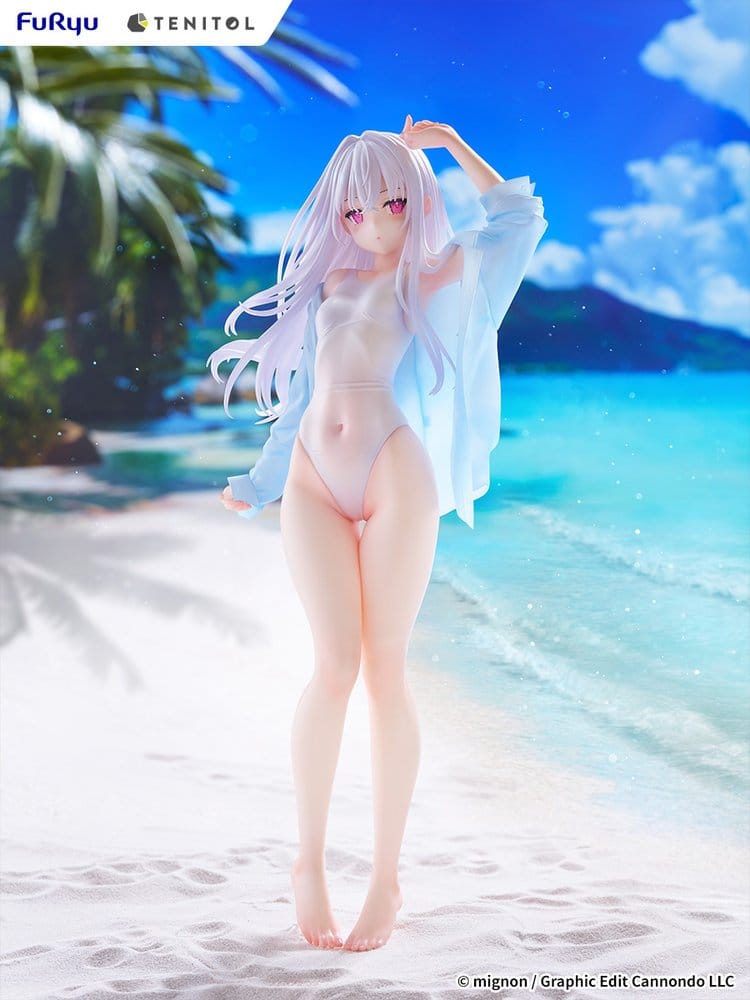 Mignon Works Tenitol Tall Figura PVC Shiro Swimsuit Ver. 30 cm