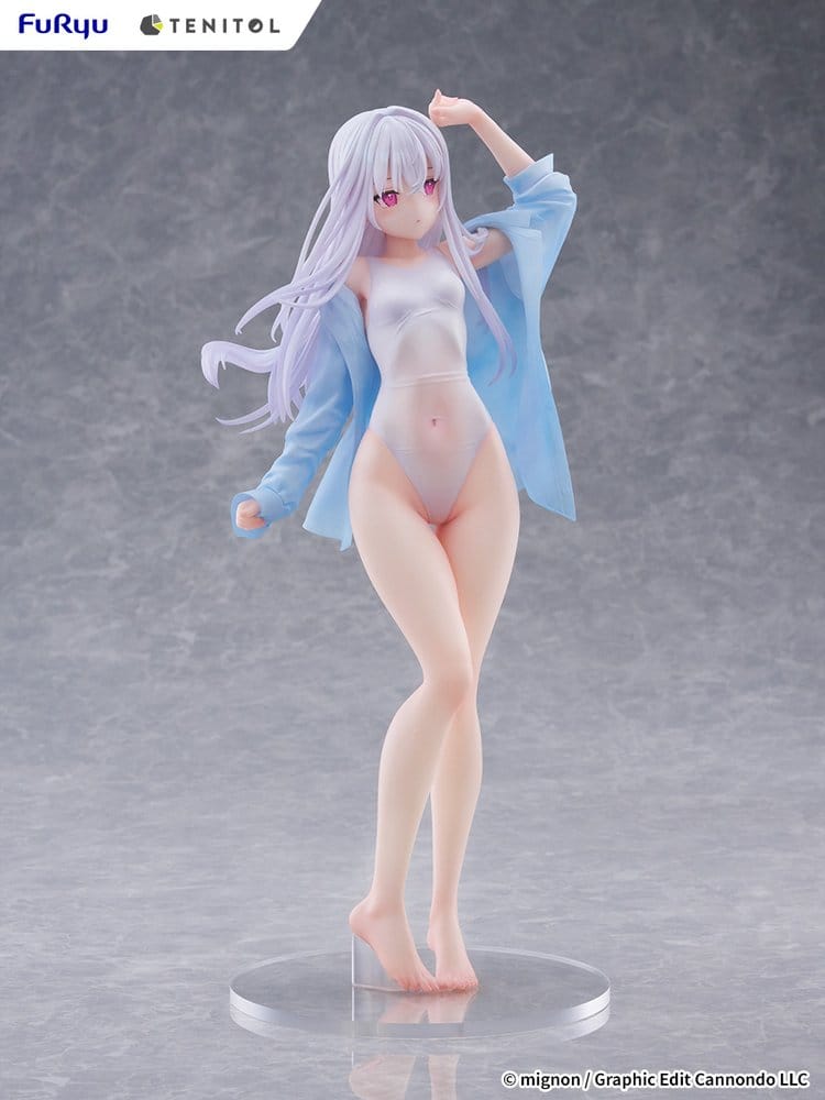 Mignon Works Tenitol Tall Figura PVC Shiro Swimsuit Ver. 30 cm