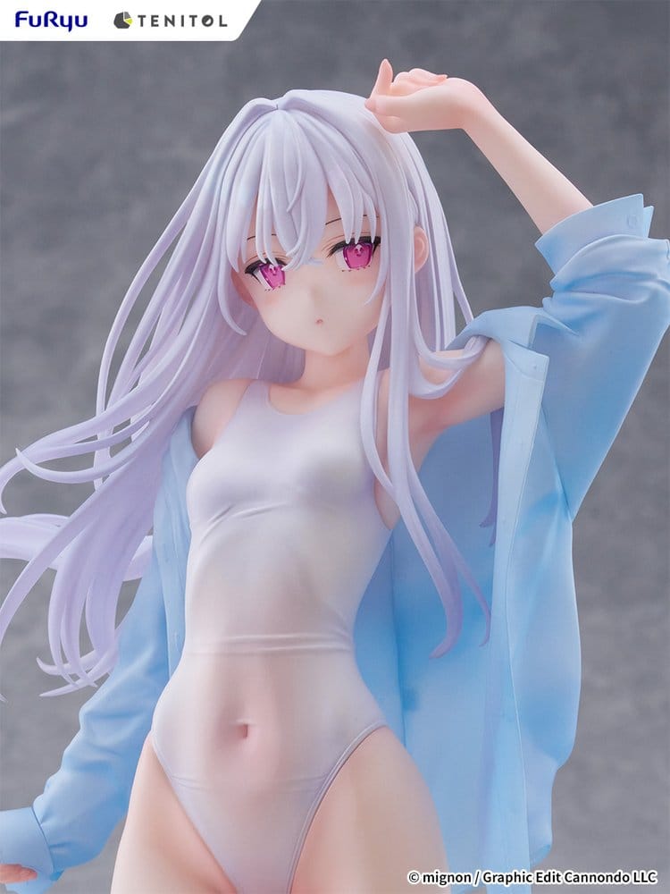 Mignon Works Tenitol Tall Figura PVC Shiro Swimsuit Ver. 30 cm