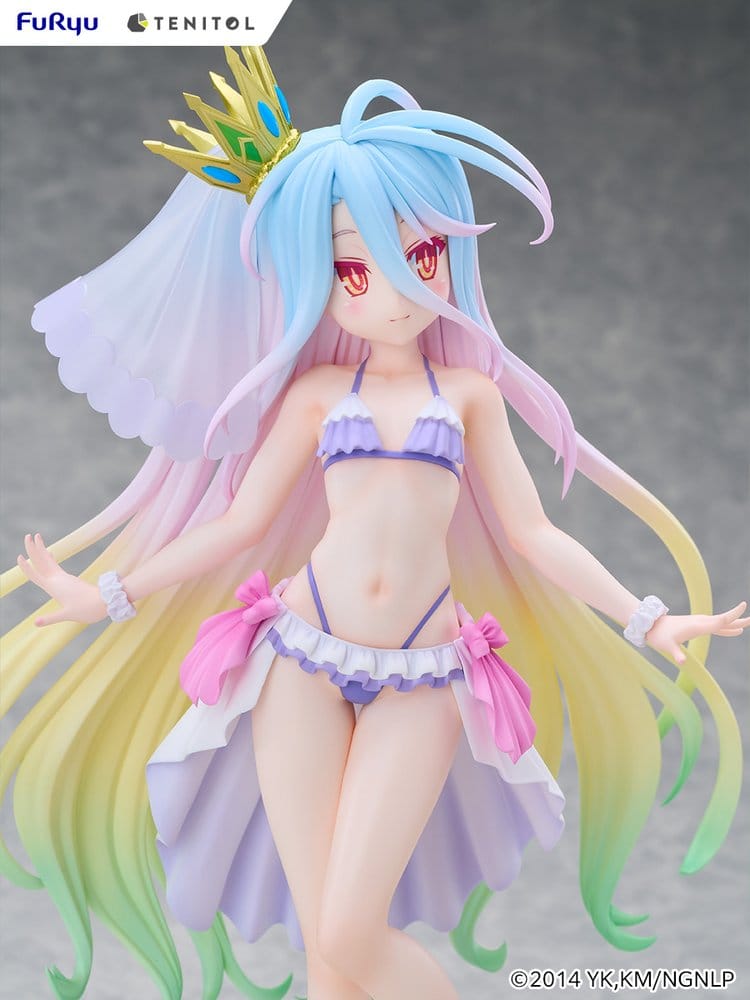 No Game No Life Figura PVC Tenitol Tall Shiro swimwear dress Ver. 29 cm