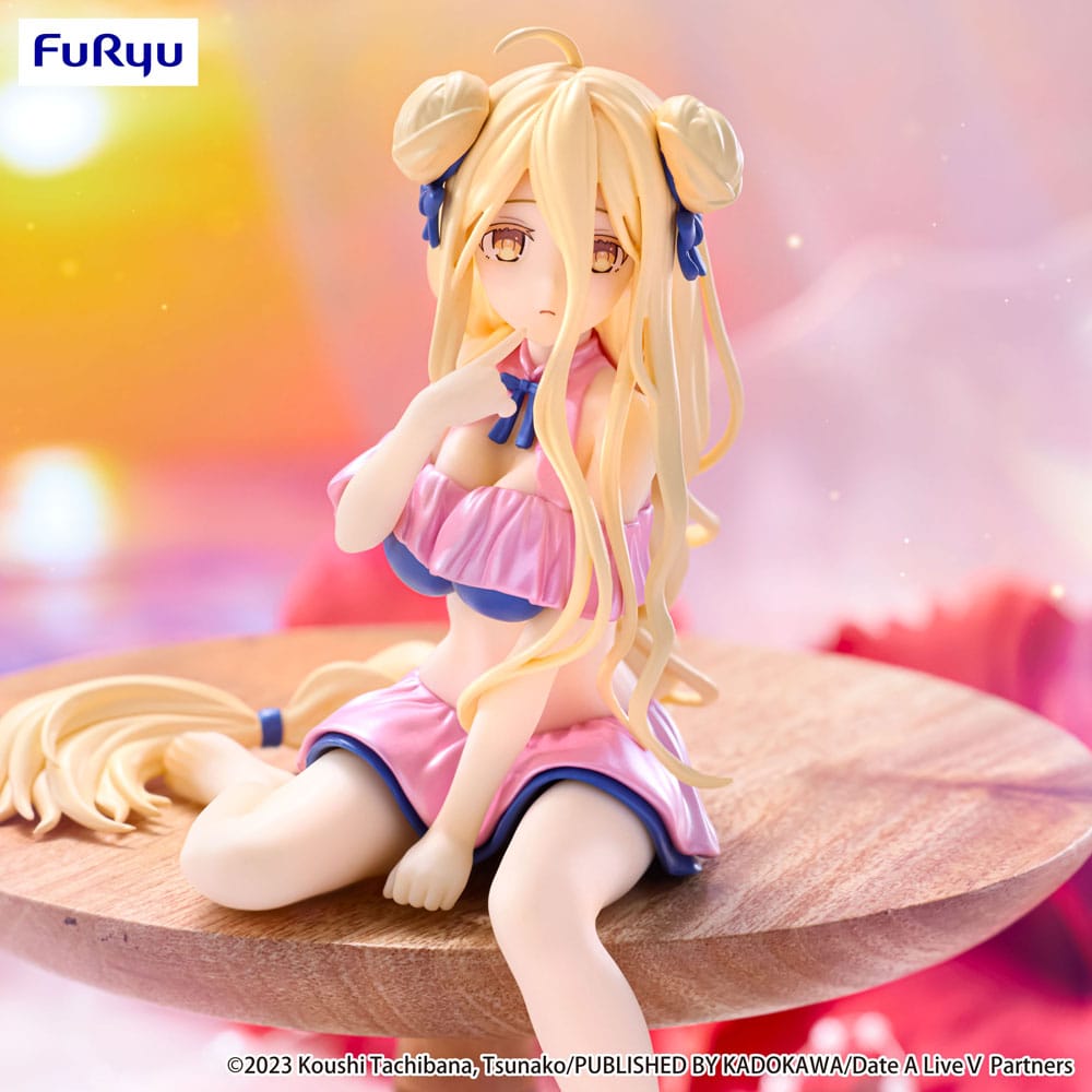 DATE A LIVE V MUKURU SWIMSUIT PASTEL PINK NOODLE STOPPER Figura