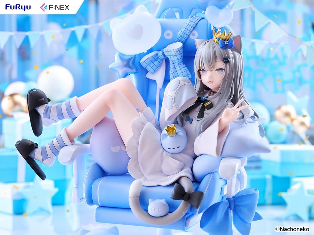Virtual YouTuber Figura PVC 1/7 F:NEX Nachoneko Birthday Ver. 24 cm